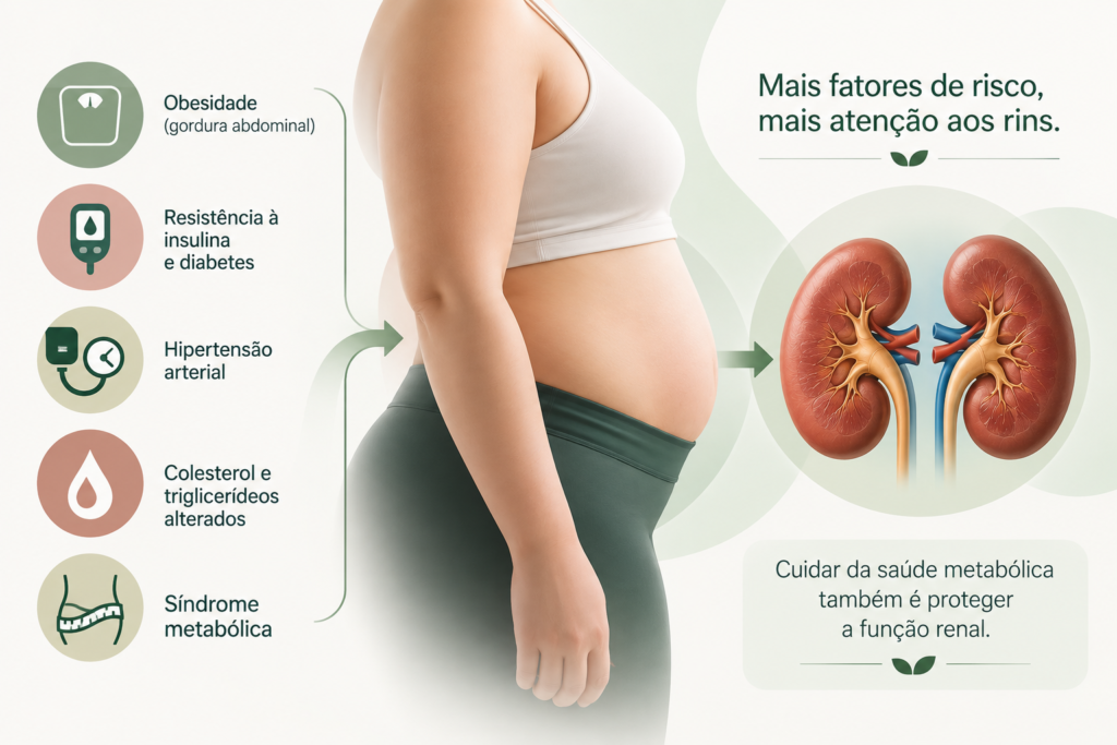 obesidade e rins